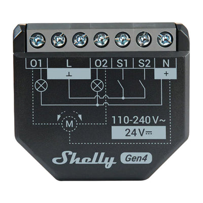 Shelly 2PM Gen4 Zigbee/Matter draiveris