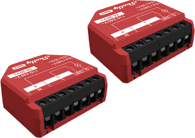 2 Shelly 1PM Gen3 WiFi/Bluetooth kontrolieru komplekts
