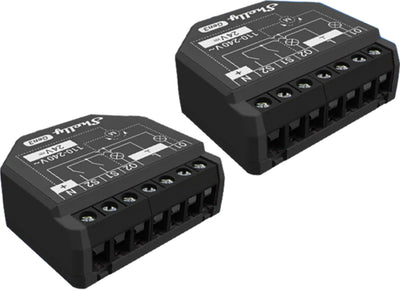 2 Shelly 2PM Gen3 WiFi/Bluetooth kontrolieru komplekts