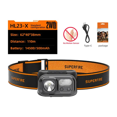 Galvas lukturis HL23-X Superfire 116lm