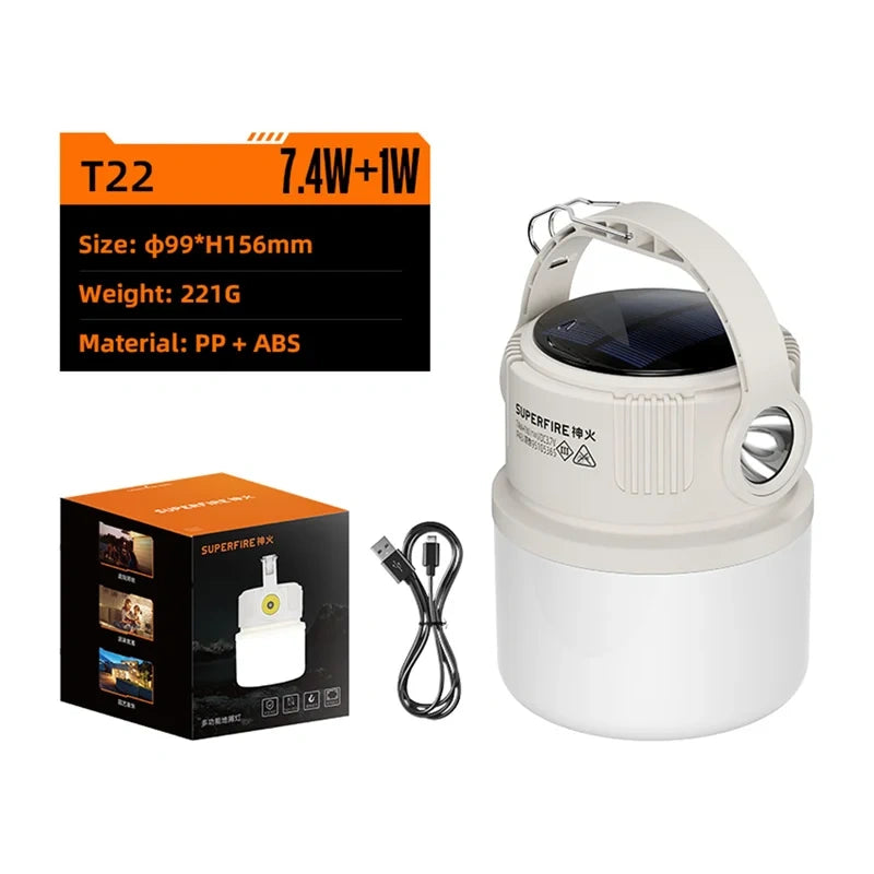 Kempinga lampa T22 Superfire