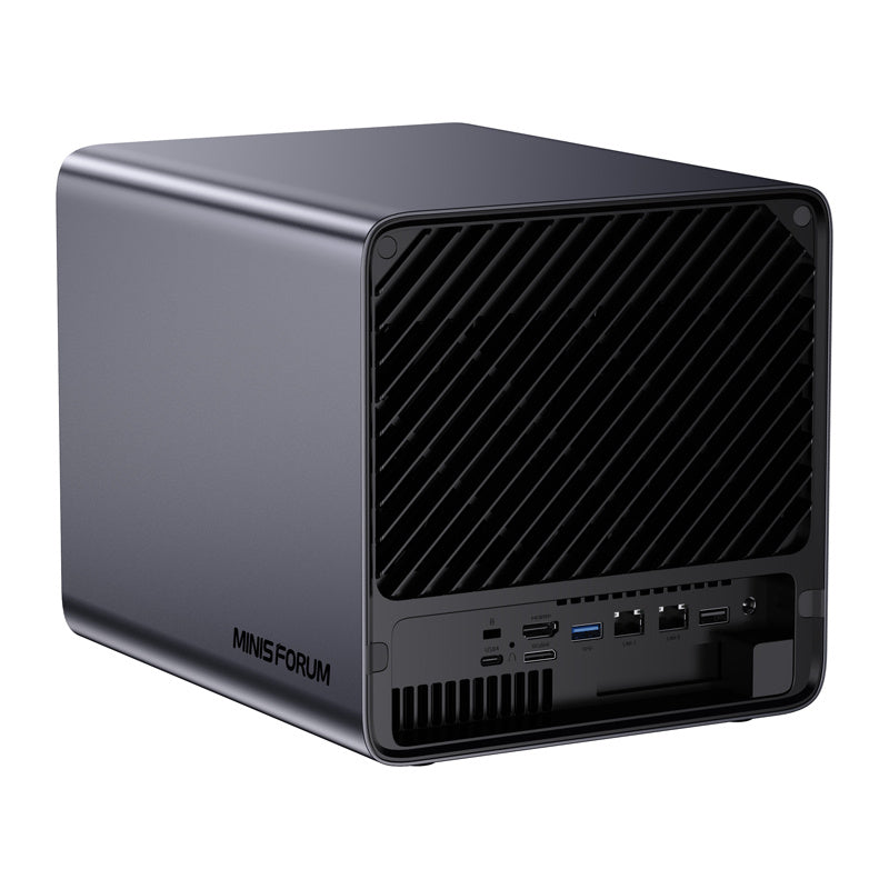 MINI-PC Minis Forum NAS N5 AMD Ryzen 7 H255, 16 GB + 128 GB operētājsistēmas atmiņa