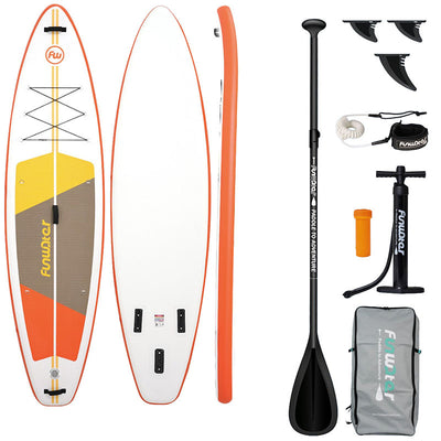FunWater SUP airu dēlis SUPFW69B (oranžs-balts)