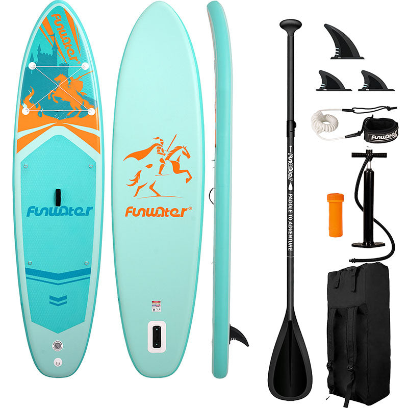 FunWater SUP airēšanas dēlis SUPFW70A (tirkīza krāsā)