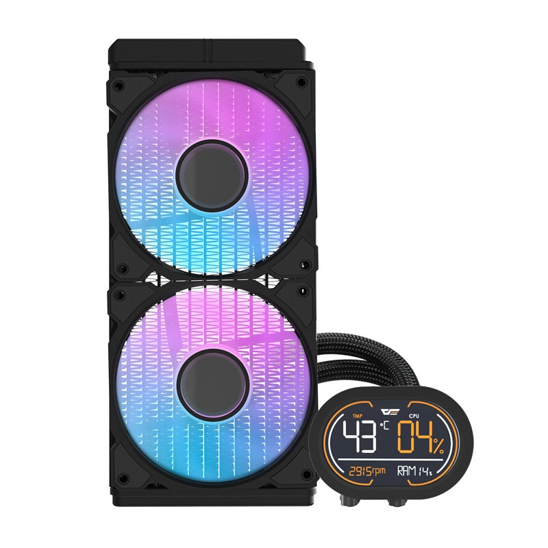 Darkflash DH240D v2 CPU ūdens dzesētājs (melns)