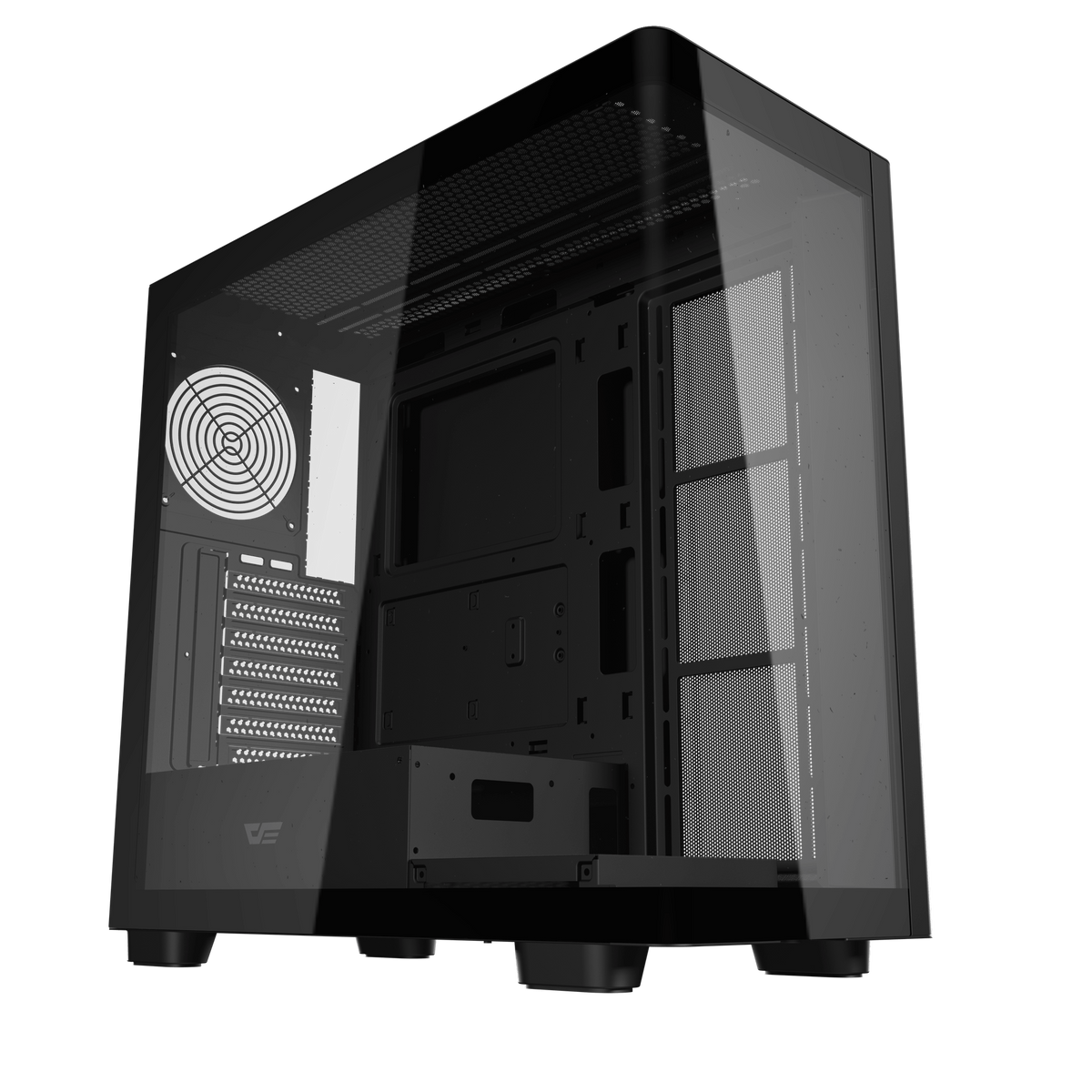 DarkFlash computer case DS900G Black (No Fans)