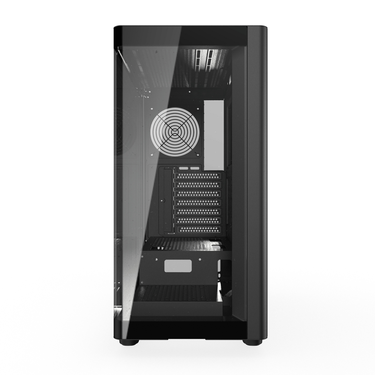 DarkFlash computer case DS900G Black (No Fans)