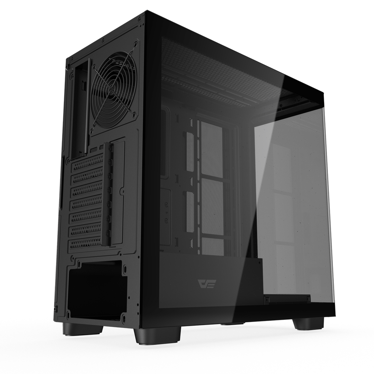 DarkFlash computer case DS900G Black (No Fans)