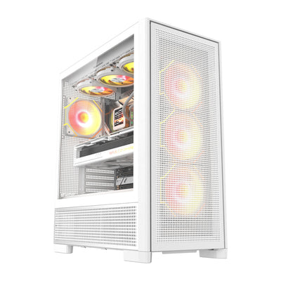 DarkFlash datora korpuss AIRNOVA White (+3 ventilatori)