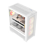 DarkFlash datora korpuss AIRNOVA White (+3 ventilatori)