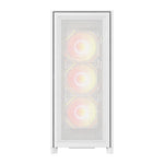 DarkFlash datora korpuss AIRNOVA White (+3 ventilatori)