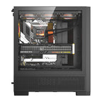 DarkFlash datora korpuss AIRNOVA Black (+3 ventilatori)