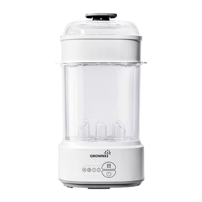 Grownsy bottle sterilizer with dryer (gray)