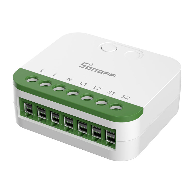 Sonoff MINI-2GS Matter divu kanālu mini pārslēdzējs