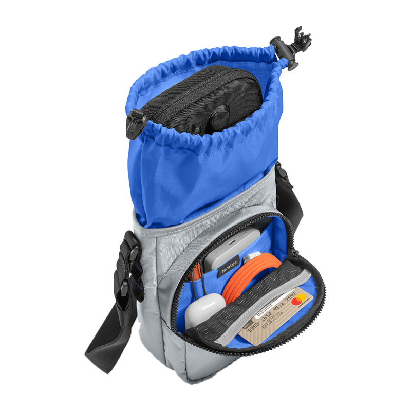 GameOn-G50 Switch 2 JoyCarry plecu soma (pelēka)