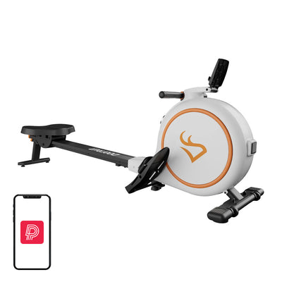 DeerRun RW600 Magnetic Rowing Machine (White)