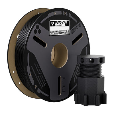 ELEGOO PETG-CF filaments (melns)