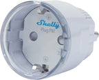 Shelly Plug M Gen3 Matter 13A viedā kontaktligzda, balta 