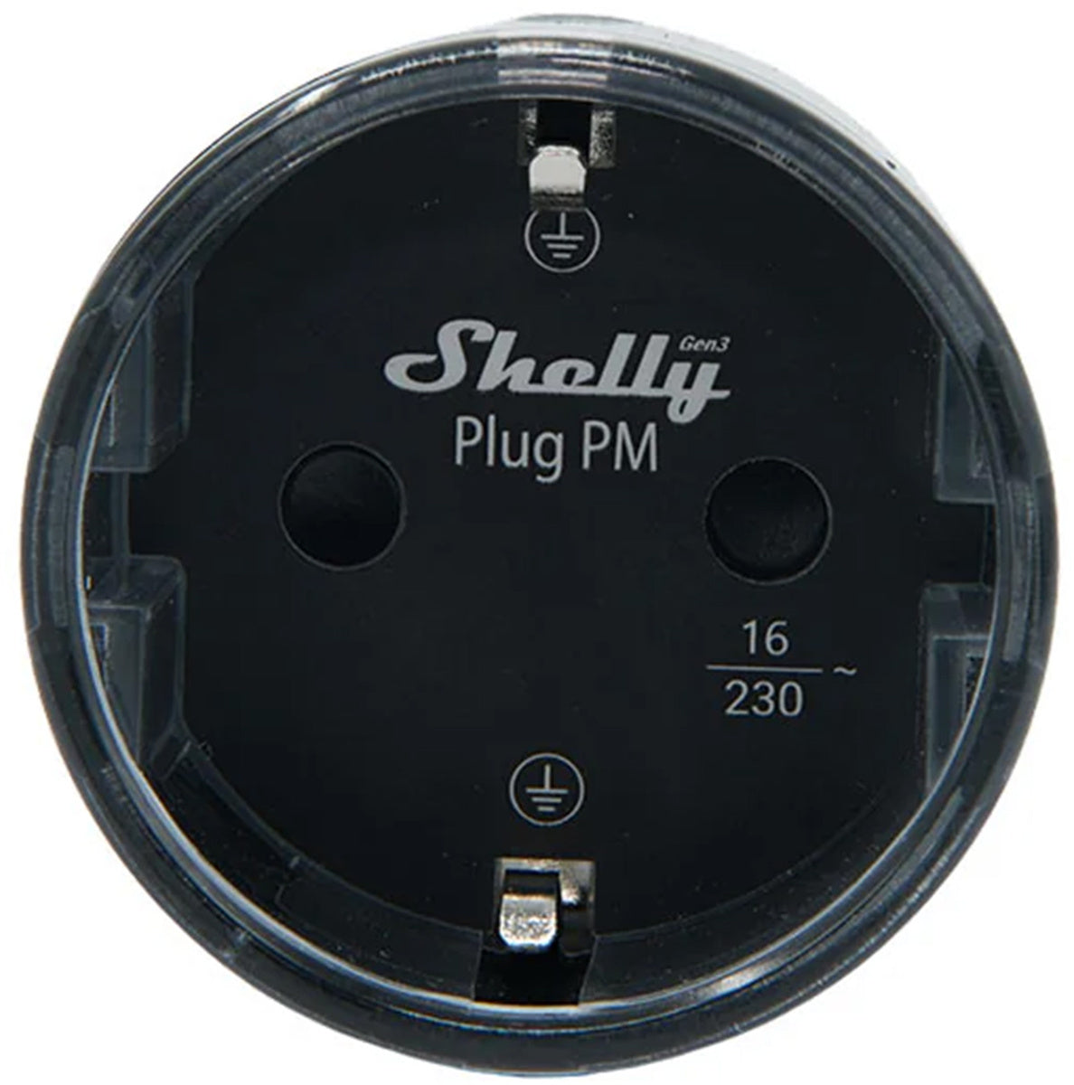 Shelly Plug M Gen3 Matter 13A viedā kontaktligzda, melna 