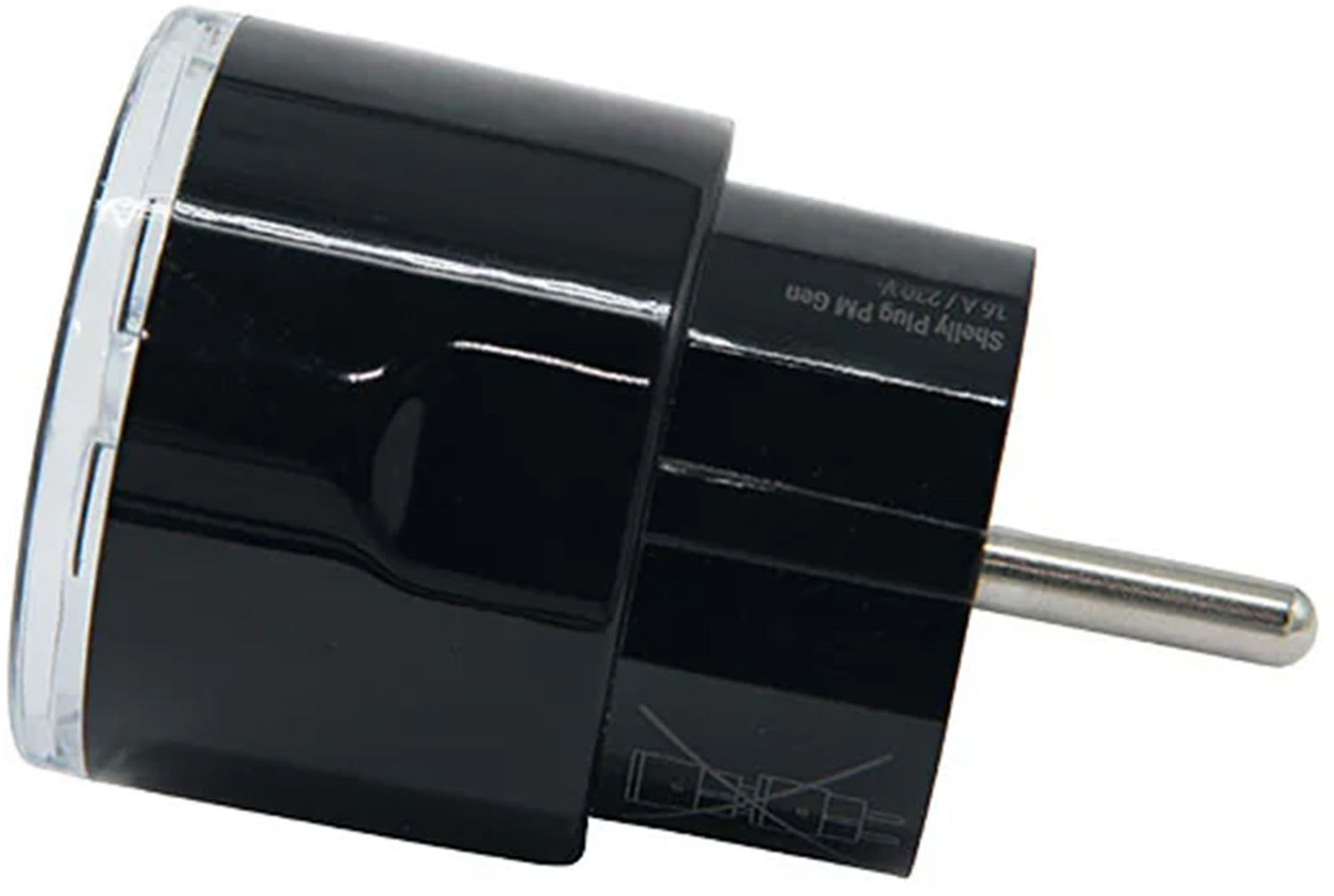 Shelly Plug M Gen3 Matter 13A viedā kontaktligzda, melna 