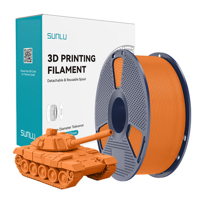 Sunlu PLA+ ātrgaitas oranžs filaments