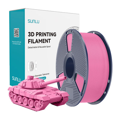 Sunlu PLA+ ātrgaitas rozā filaments
