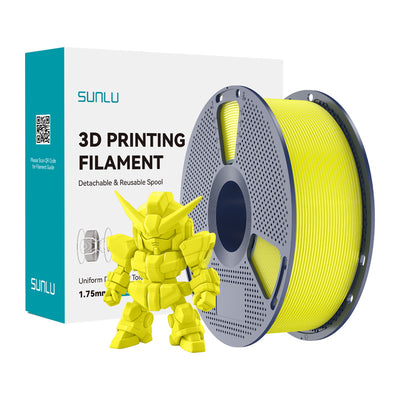 Sunlu PLA+ 2.0 filaments (dzelteni)