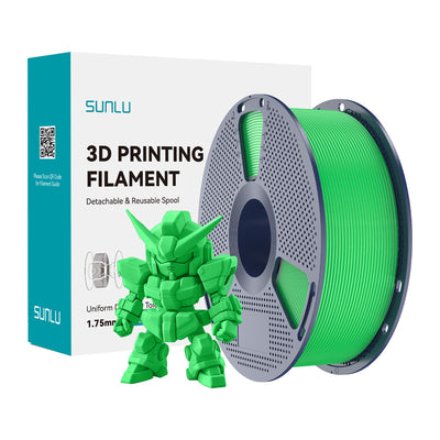 Sunlu PLA+ 2.0 Filaments (zaļš)