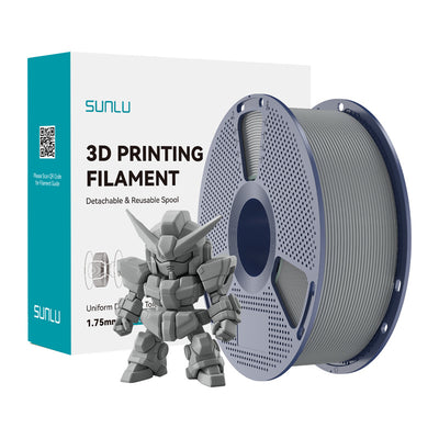 Sunlu PLA+ 2.0 filaments (pelēks)