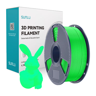 Kvēldiegs Sunlu PLA Glow In The Dark (zaļš)