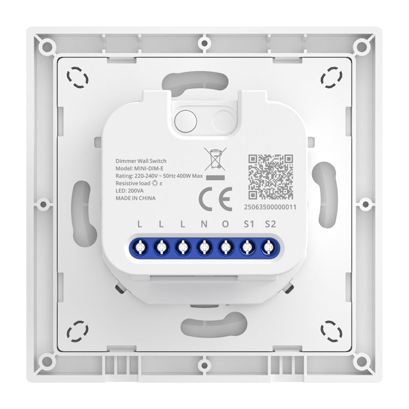 SONOFF MINI-DIM-E viedais WiFi sienas slēdzis/aptumšotājs