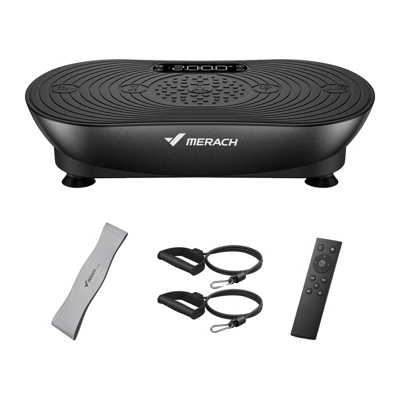 MERACH vibrācijas platforma MR-2533B1-EU (melna)