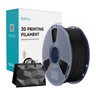 Sunlu TPU zīda filaments (melns)