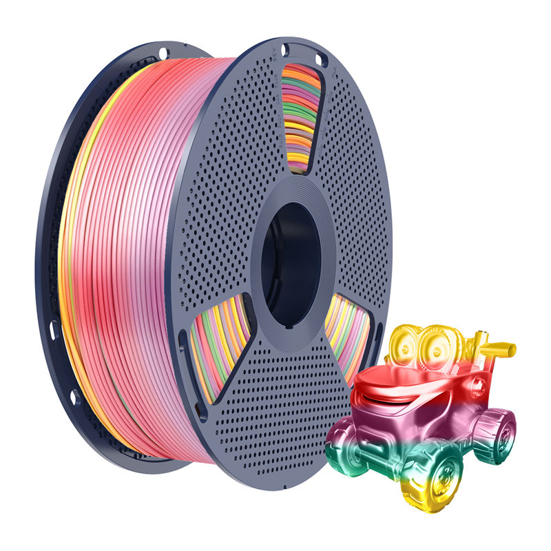 Sunlu PLA+ zīda pavediens (Rainbow 01)