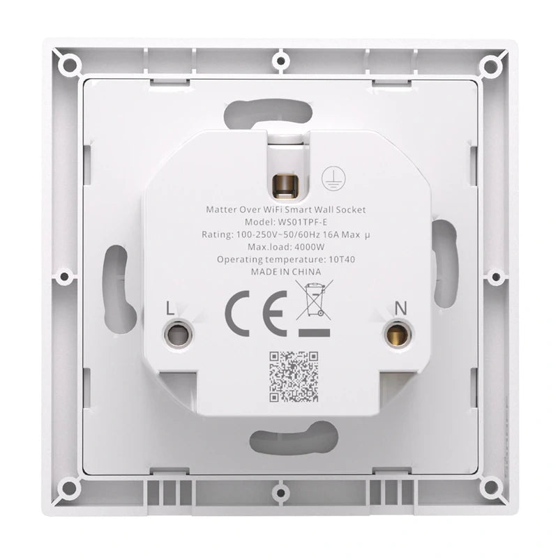 Sonoff WS01TPF-E viedā sienas ligzda ar Wi-Fi (F tips)