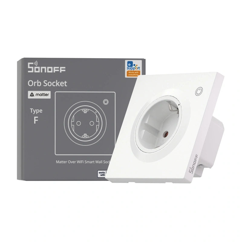 Sonoff WS01TPF-E viedā sienas ligzda ar Wi-Fi (F tips)