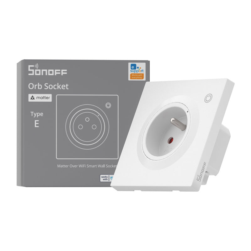 Sonoff WS01TPE-E WiFi viedā sienas rozete (E tips)