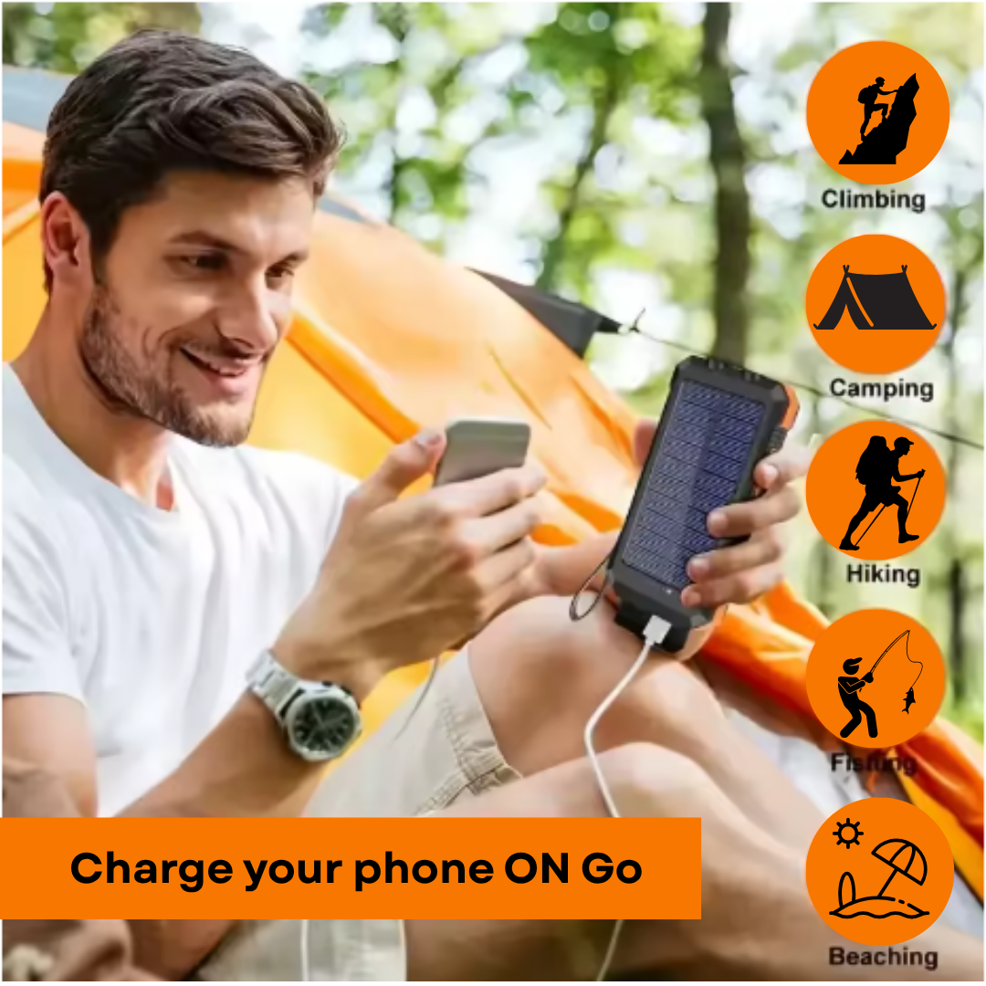 SOLAR POWERBANK Compass – 8 000 mAh , SKU: 352