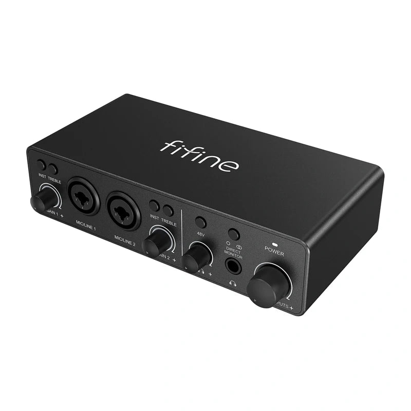 Fifine Ampli3 Audio Interface (Black)