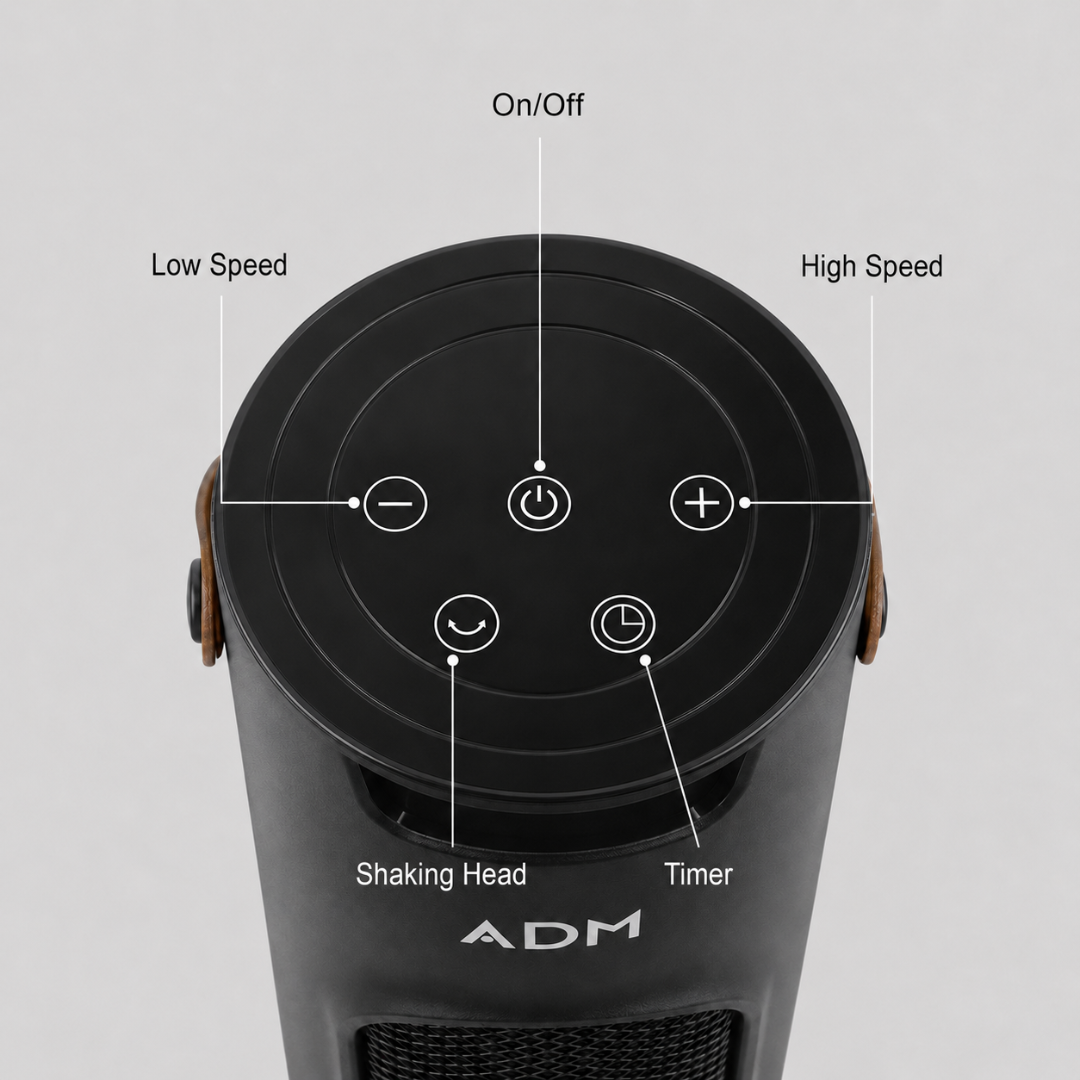 ADM Air Blower with Cool Fan & Heating Modes | Oscillation | 1500W, SKU: 6062