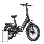 ENGWE L20 3.0 BOOST 250W 20" elektriskais velosipēds (melns)