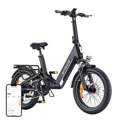 ENGWE L20 3.0 BOOST 250W 20" elektriskais velosipēds (melns)
