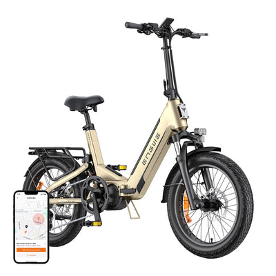ENGWE L20 3.0 PRO 250W 20" elektriskais velosipēds (zelta krāsā)