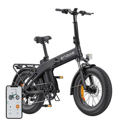 ENGWE EP-2 3.0 BOOST 250W 20" elektriskais velosipēds (melns)