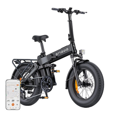 ENGWE PRO 3.0 BOOST 250W 20" elektriskais velosipēds (melns)