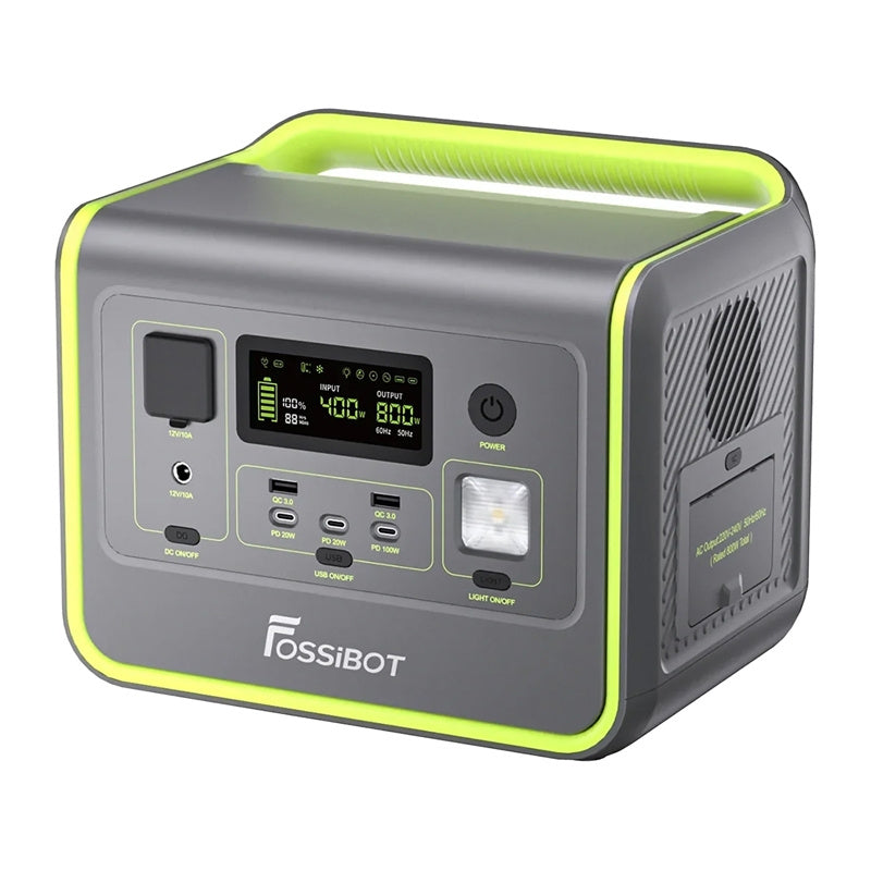 FOSSIBOT F800 800W uzlādes stacija (zaļa)