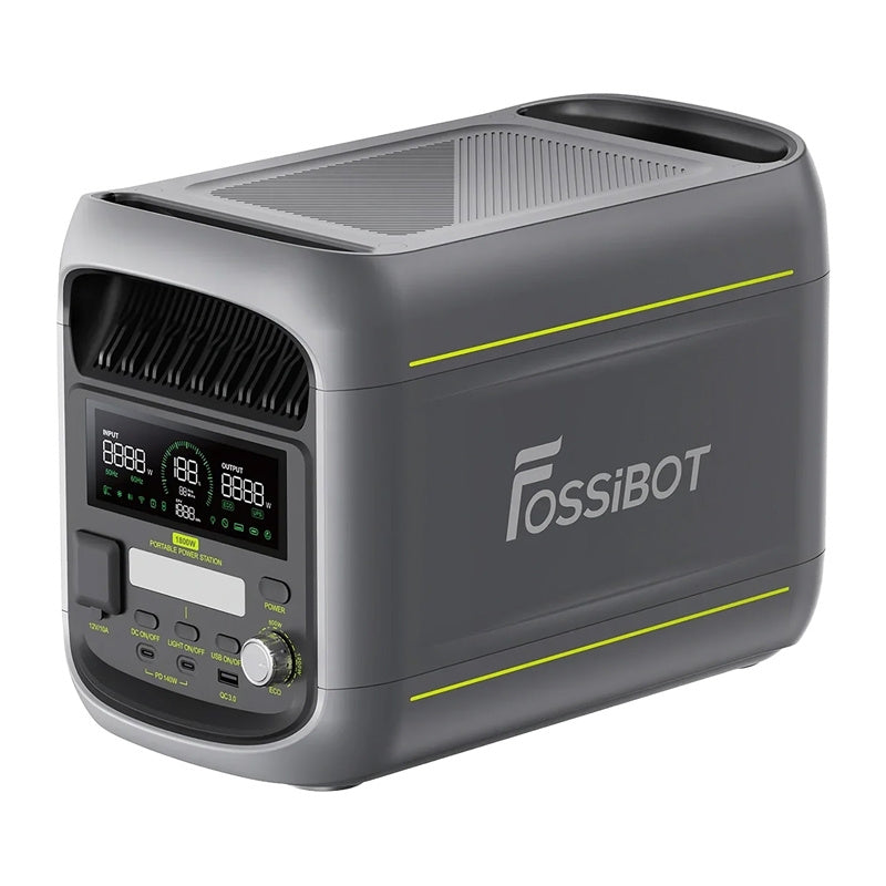 FOSSIBOT F1800 1800W uzlādes stacija (pelēka)