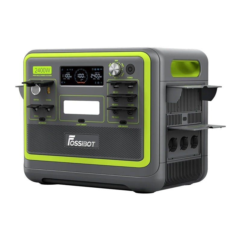 FOSSIBOT F2400 2400W uzlādes stacija (zaļa)