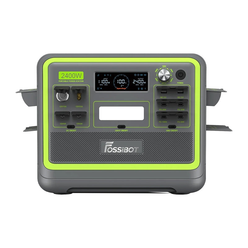 FOSSIBOT F2400 2400W uzlādes stacija (zaļa)