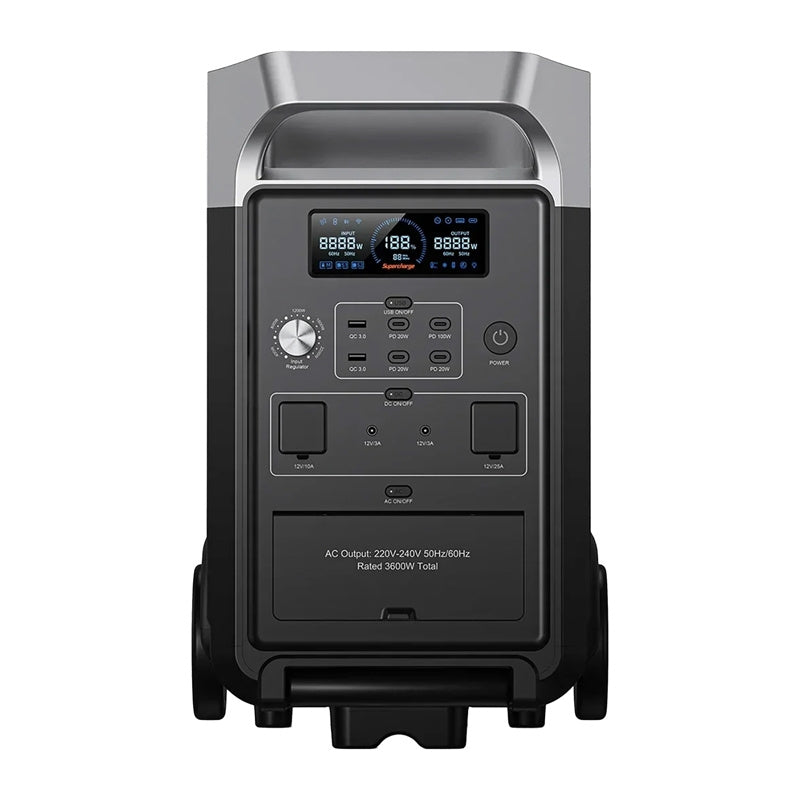 FOSSIBOT F3600 Pro 3600W uzlādes stacija (melna)